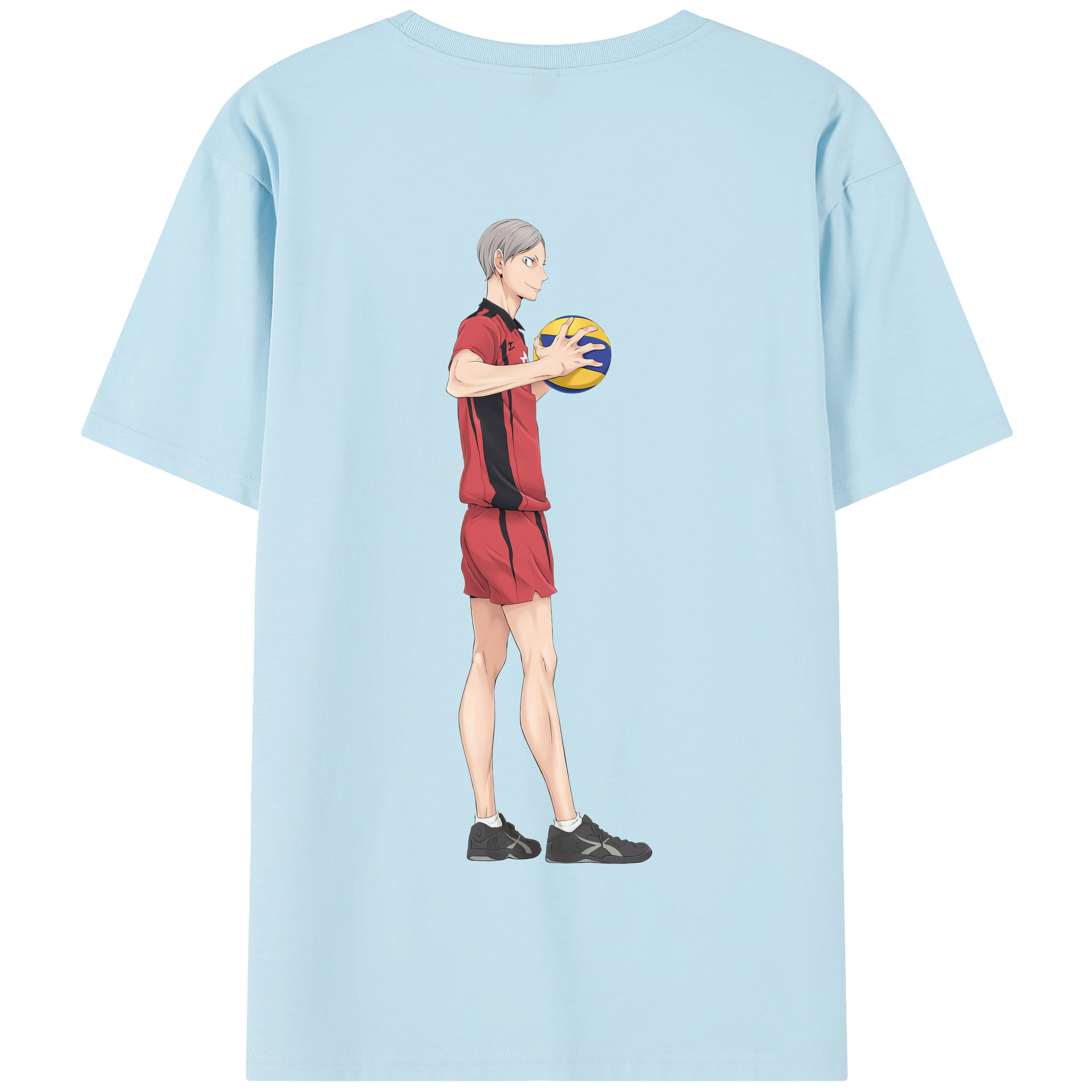 （画像用） ハイキュー!! Haikyu!! 綿100％半袖Tシャツ（背面プリント）